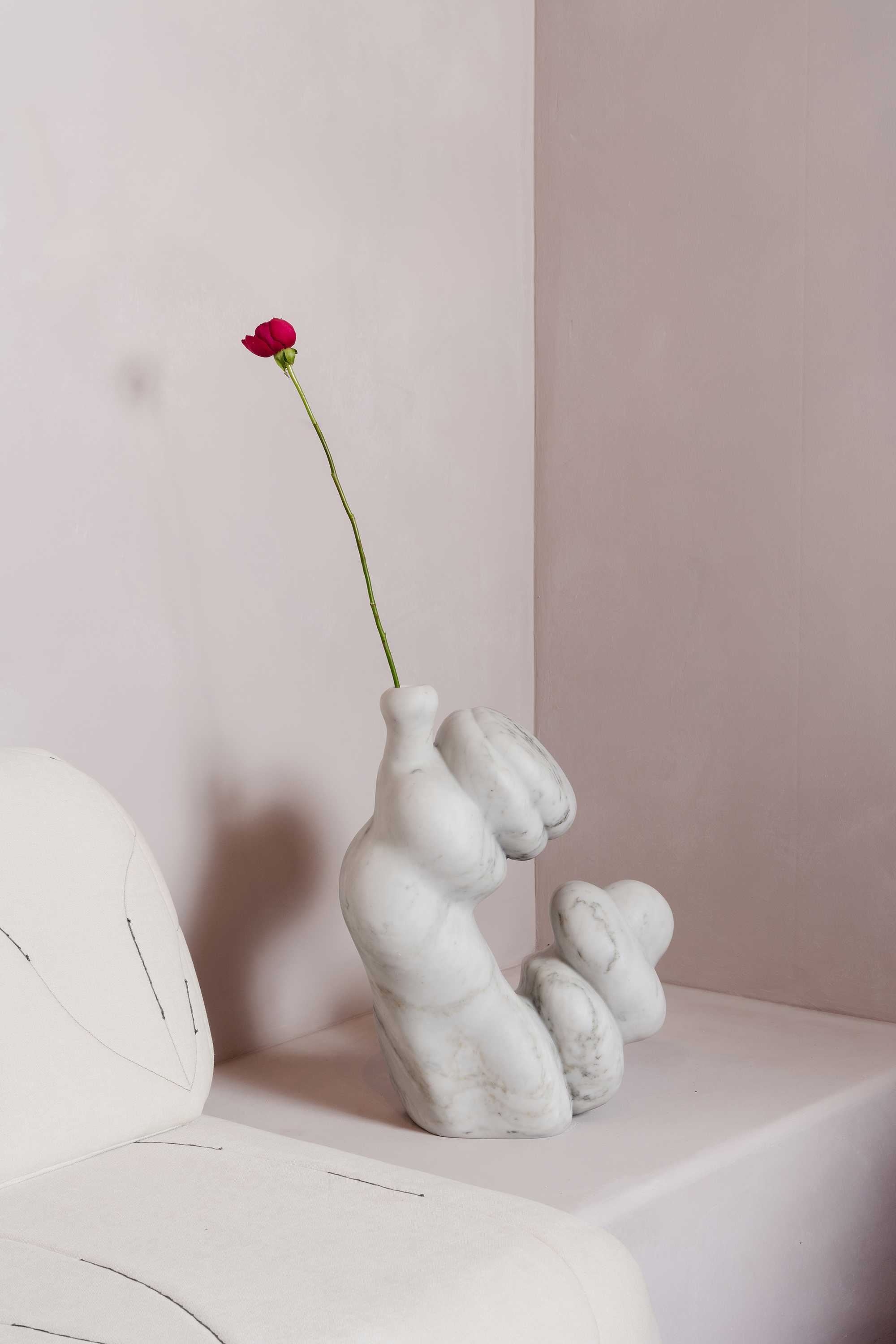Raise the Moral Pinnacle floor vase